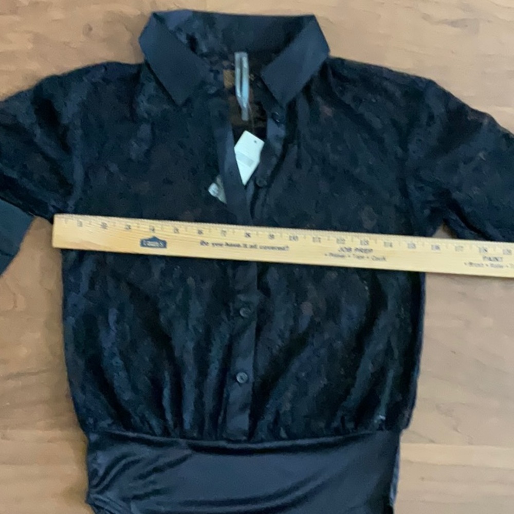 Anthropologie Lace Bodysuit - XXS  - NWT - Black - Picture 7 of 7